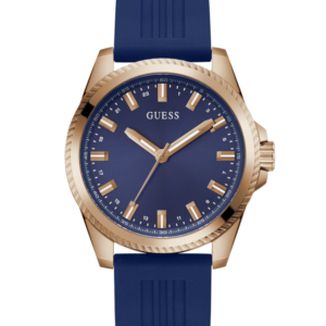 Reloj Guess Champ Hombre. Silicona color Azul GW0639G3
