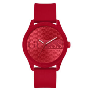 Relojes Guess Hombre Reputation. Silicona Rojo GW0780G2