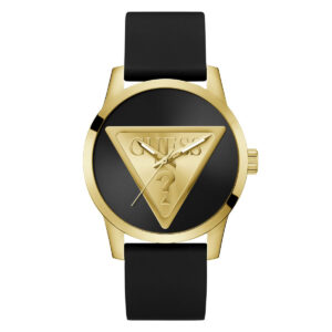 Relojes Guess Hombre Badge. Cuero Negro GW0781G4