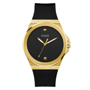 Relojes Guess Hombre Vinyl. Relojes Silicona Negro GW0790G1