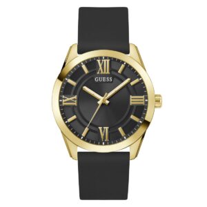 Relojes Guess Hombre Elliot. Silicona Negro GW0894G2