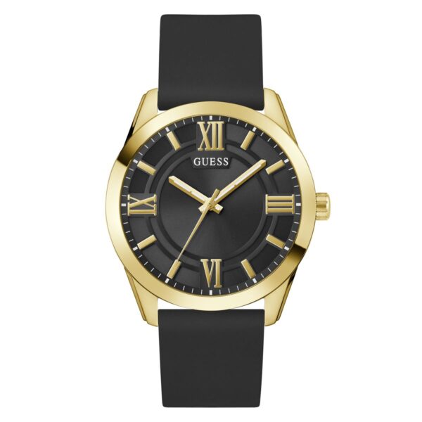 Relojes Guess Hombre Elliot. Silicona Negro GW0894G2