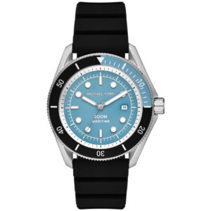 Relojes Michael Kors Hombre Maritime. Silicona Negro MK9167