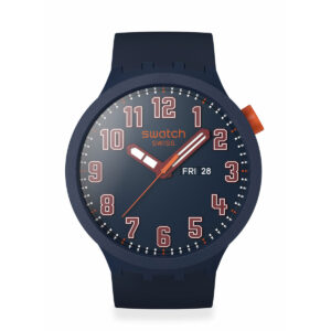 Relojes Swatch Unisex Essentially Confident. Silicona Azul SB01S700