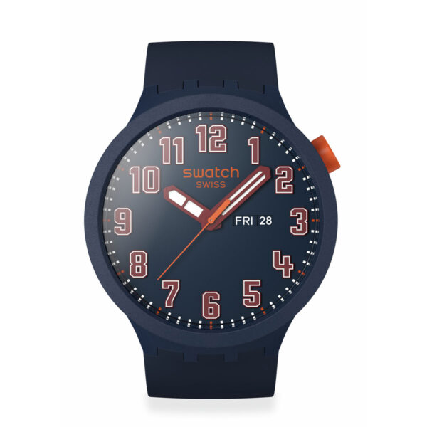 Relojes Swatch Unisex Essentially Confident. Silicona Azul SB01S700