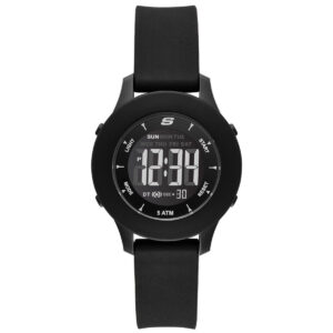 Relojes Skechers Mujer Rosencrans. Silicona Negro SR6141